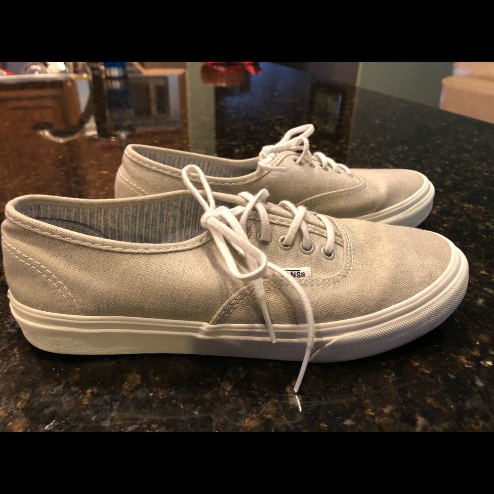 Oatmeal Canvas Vans